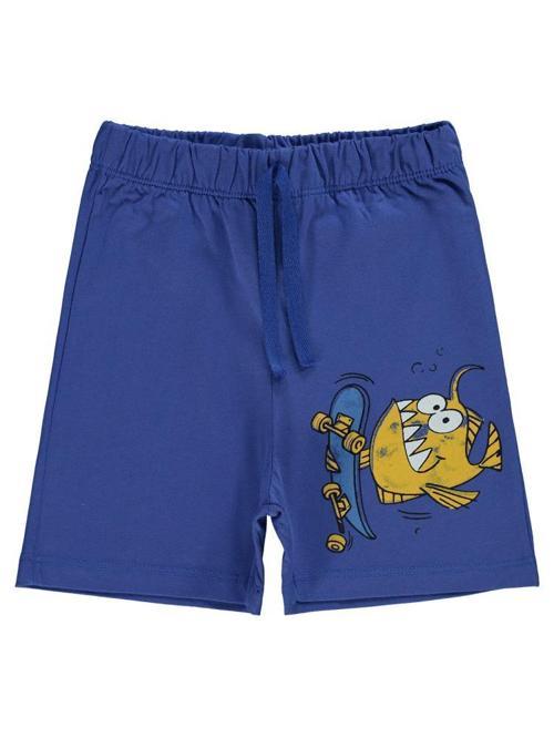 Pirana Kaykay Baskılı 2-5 Yaş Şort - Mavi2-3 Yaş