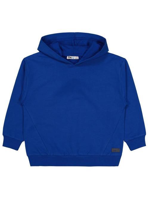 No Etiketli 10-13 Yaş Kapüşonlu Sweatshırt - Mavi12-13 Yaş