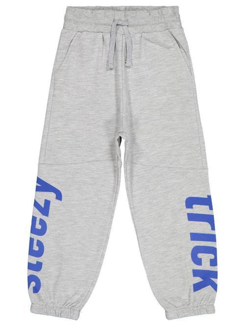 Steezy Baskılı 10-13 Yaş Eşofman Altı - Gri12-13 Yaş