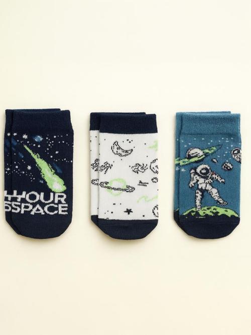 Your Space 3'lü 2-12 Yaş Erkek Patik Çorap - Standart8-9 Yaş