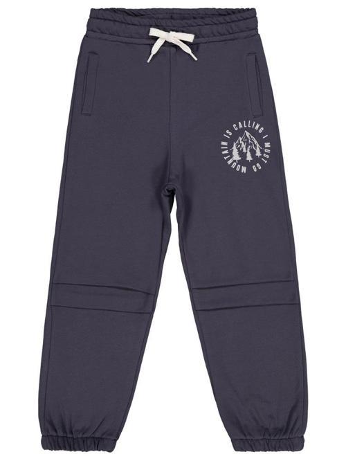 Mountaın Baskılı 6-9 Yaş Eşofman Altı - Gri6-7 Yaş