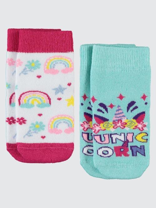Unicorn Havlu 2'li 3-11 Yaş Havlu Soket Çorap - Standart11-12 Yaş