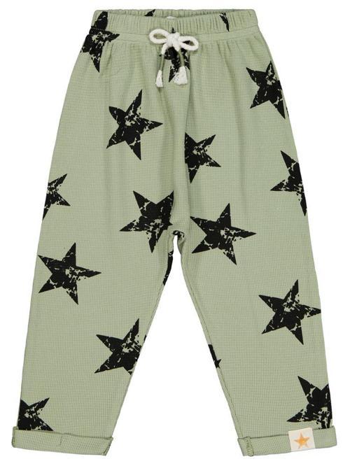 Yıldız Empirme Baskılı 2-5 Yaş Eşofman Altı - Haki3-4 Yaş