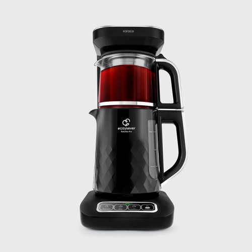 Çaysever Robotea Pro Quartz 4 in 1 Konuşan Çay Makinesi Black Chrome