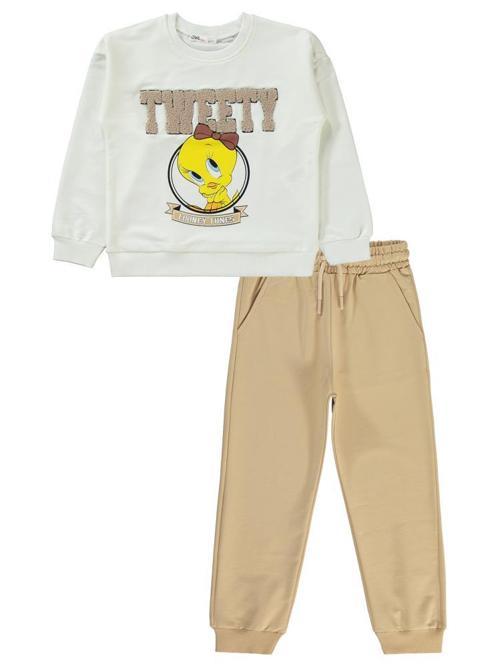 6-9 Yaş Eşofman Takımı - Ekru9-10 Yaş