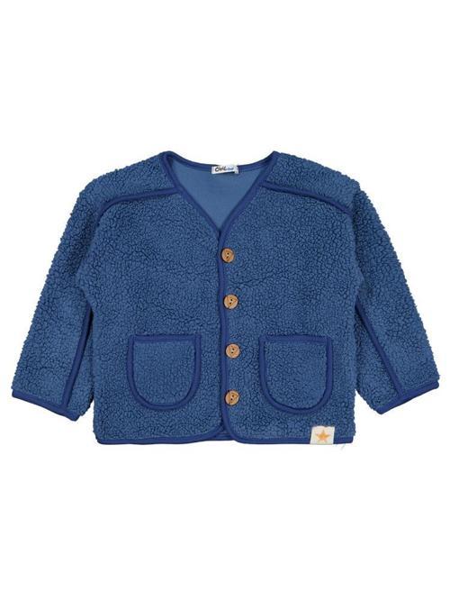 Yıldız Nakışlı 2-5 Yaş Hırka - Mavi5-6 Yaş