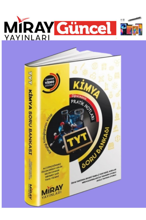 Miray Yayınları 2025 Tyt Kimya Video Çözümlü Konu Özetli Soru Bankası+Tablet Kalem