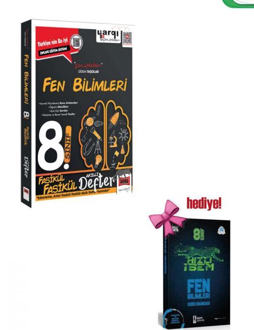 Yargı 8.Sınıf Fen Bilimleri Fasikül Fasikül Akıllı Defter + Fen Bilimleri Soru Hediyeli
