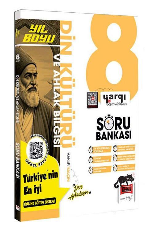 Yargı 8.Sınıf LGS Din Kültürü ve Ahlak Bilgisi Yıl Boyu Soru Bankası Yargı Yayınları