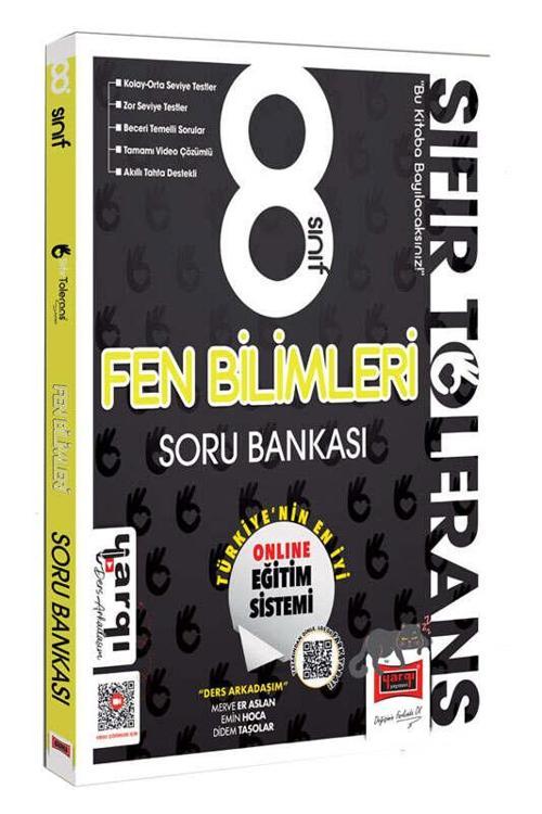 Yargı 8.Sınıf Sıfır Tolerans Fen Bilimleri Soru Bankası Yargı Yayınları