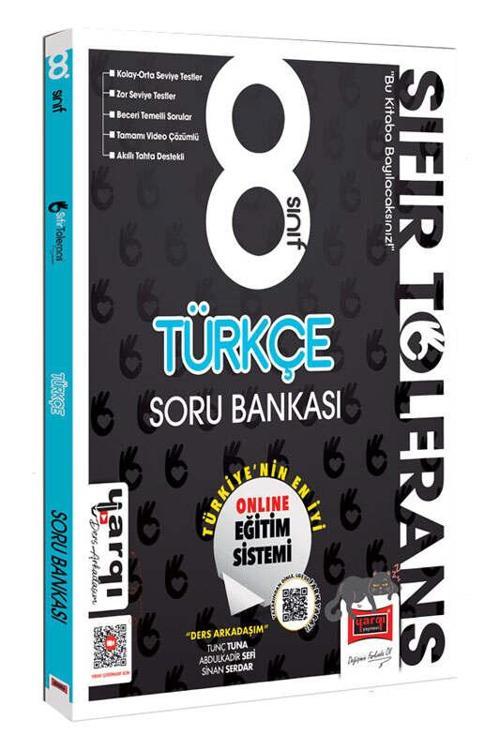 Yargı 8.Sınıf Sıfır Tolerans Türkçe Soru Bankası Yargı Yayınları
