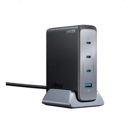 Prime 749 240W 4 Port GaN Şarj Cihazı - USB-C Hızlı Telefon Tablet Macbook Masa Üstü Şarj Aleti + 240W Type-C Şarj Cihazı