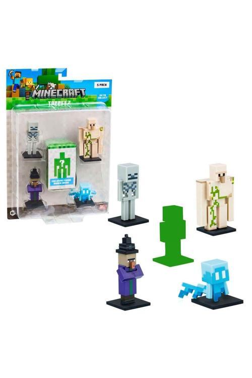 Minecraft 3D Figür Toppeez 5'li Set - MODEL 4