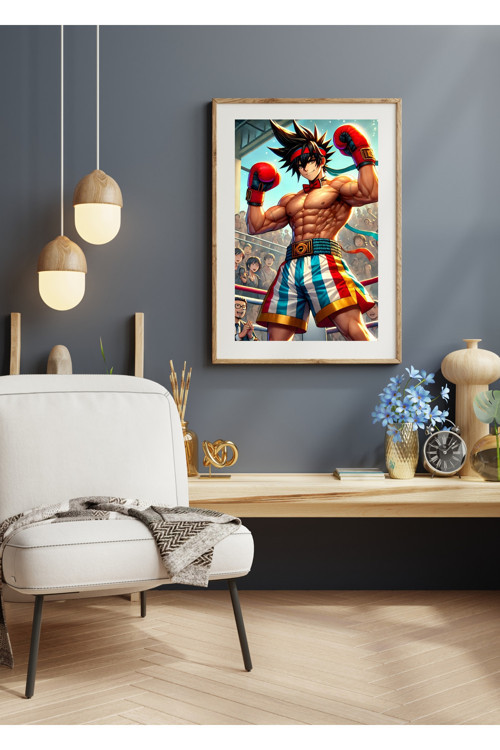 Ti-Play Zaka Anime Series Nyxelith As148 30X50 Çerçevesiz Karton Poster Uv Baskı