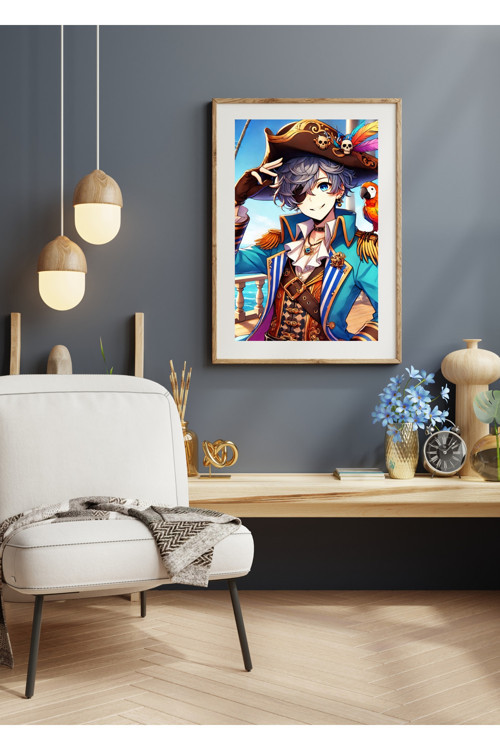 Ti-Play Zaka Anime Series Orinthiel As165 30X50 Çerçevesiz Karton Poster Uv Baskı