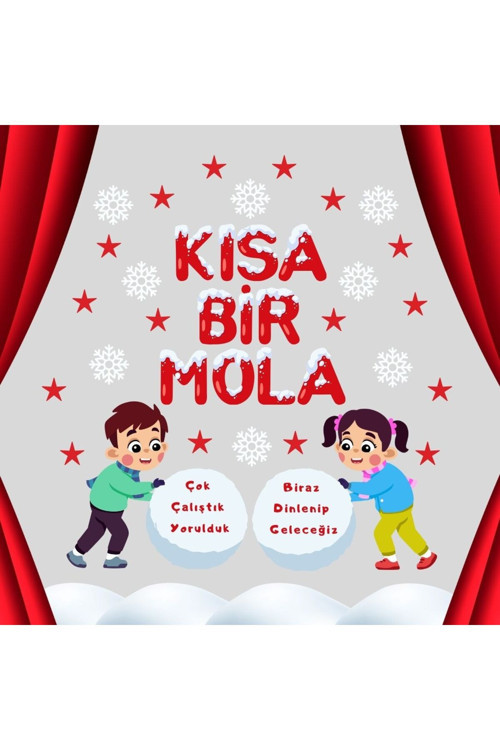 Karne Heyecanım Yazılı Karne Günü Pano Süsü