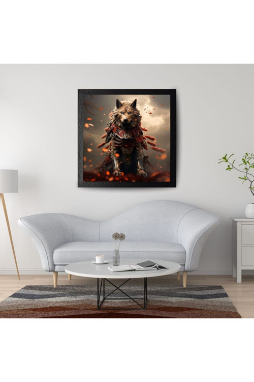 Hard Wolf 60X60 8684660336437 Pvc Çerçevesiz Tablo