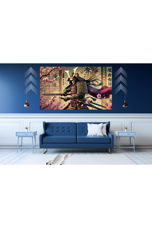 Ti-Play Lider Muhafız 60X90Cm Modern Samuray Pvc Çerçevesiz Tablo