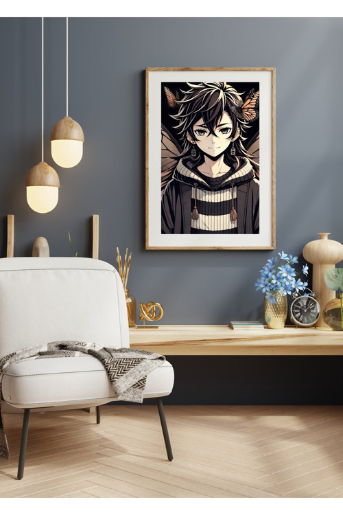 Ti-Play Zaka Anime Series Thalion As27 30X50 Çerçevesiz Karton Poster Uv Baskı