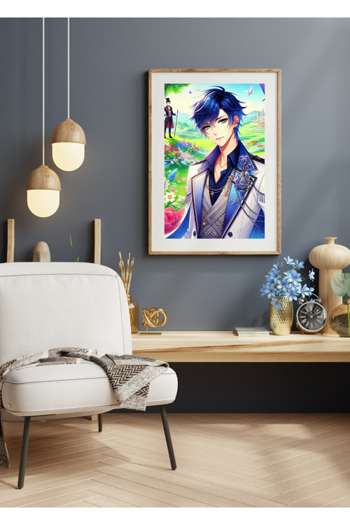 Ti-Play Zaka Anime Series Thalyrion As249 30X50 Çerçevesiz Karton Poster Uv Baskı