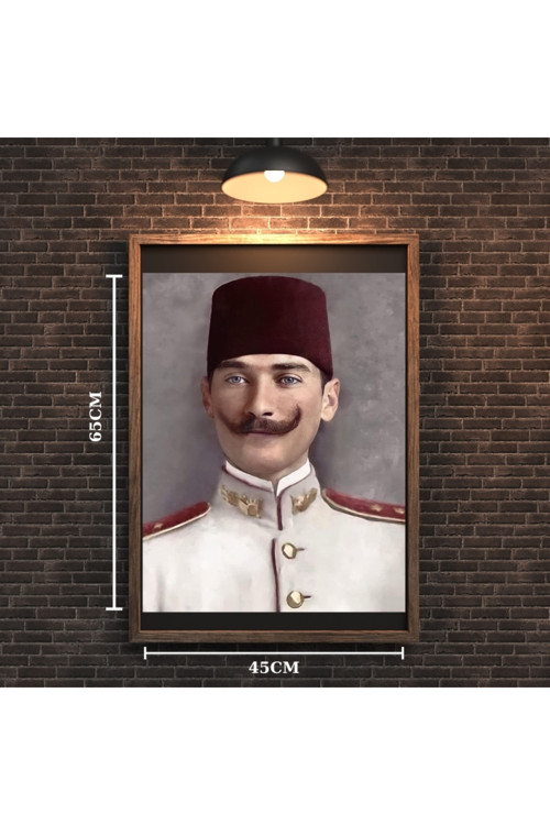 Atatürk Tablo Serisi 13 Çerçevesiz 45X65Cm Pvc Tablo