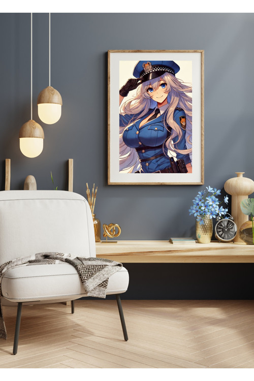 Ti-Play Zaka Anime Series Valindra As22 30X50 Çerçevesiz Karton Poster Uv Baskı
