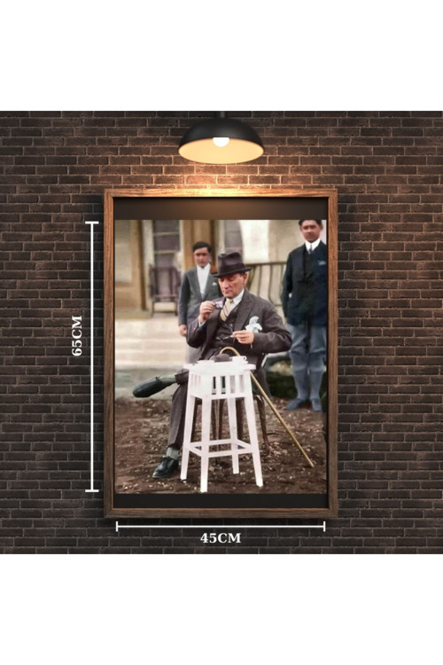 Atatürk Tablo Serisi 31 Çerçevesiz 45X65Cm Pvc Tablo