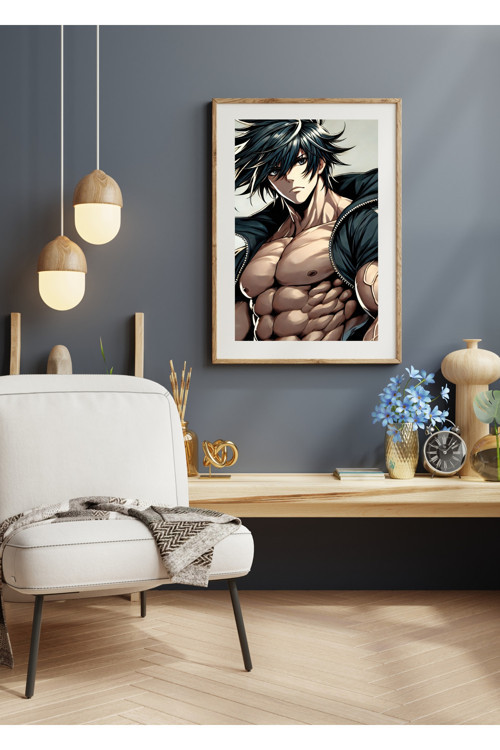 Ti-Play Zaka Anime Series Aurenith As118 30X50 Çerçevesiz Karton Poster Uv Baskı