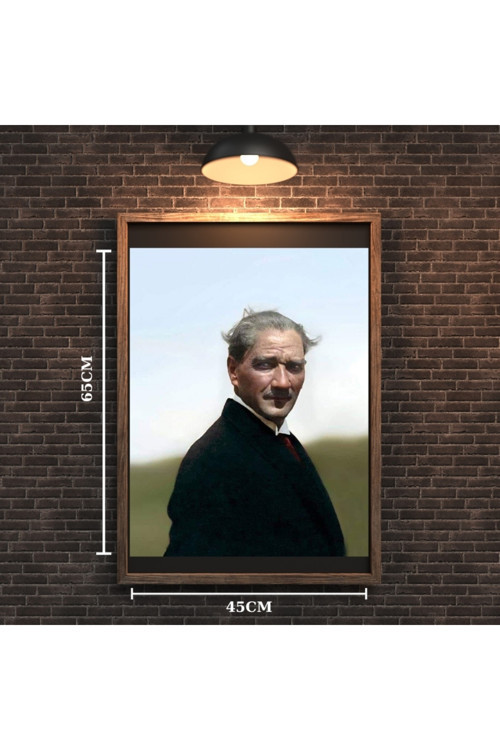 Atatürk Tablo Serisi 33 Çerçevesiz 45X65Cm Pvc Tablo
