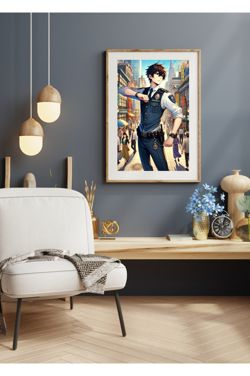 Ti-Play Zaka Anime Series Azrythor As210 30X50 Çerçevesiz Karton Poster Uv Baskı