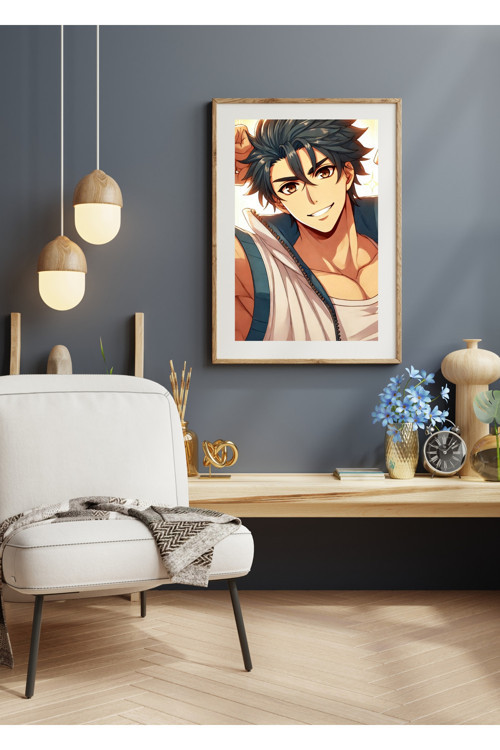 Ti-Play Zaka Anime Series Zarathor As63 30X50 Çerçevesiz Karton Poster Uv Baskı