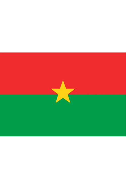 Burkina Faso Ülke Bayrağı 45X30Cm Duvar Tablosu Çerçevesiz Pvc Tablo