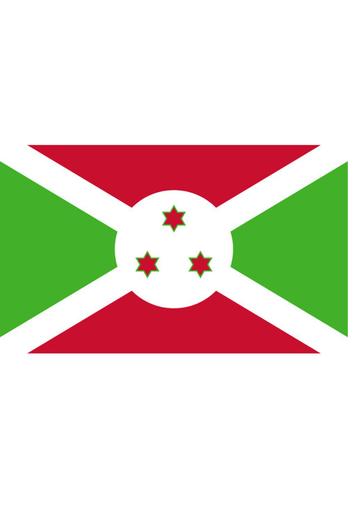 Burundi Ülke Bayrağı 45X27Cm Duvar Tablosu Çerçevesiz Pvc Tablo