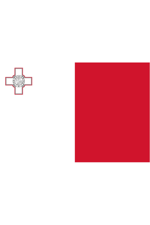 Malta Ülke Bayrağı 45X30Cm Duvar Tablosu Çerçevesiz Pvc Tablo