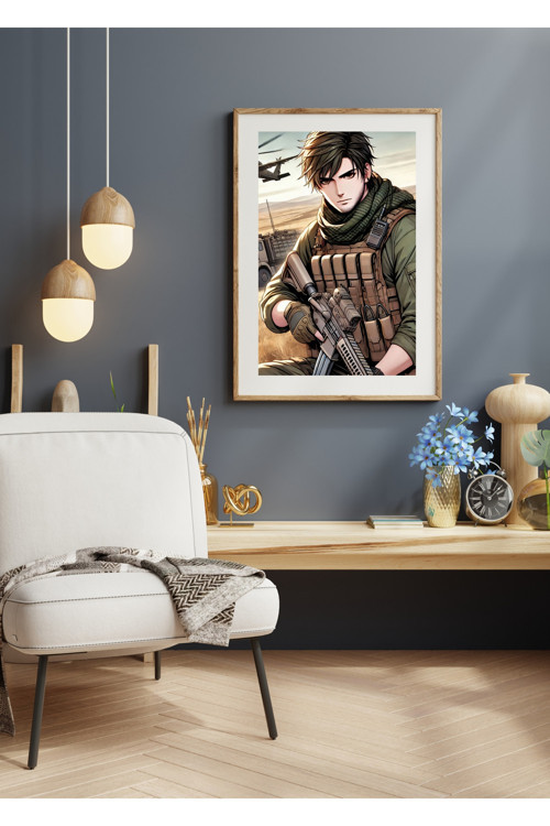 Ti-Play Zaka Anime Series Calyx As84 30X50 Çerçevesiz Karton Poster Uv Baskı
