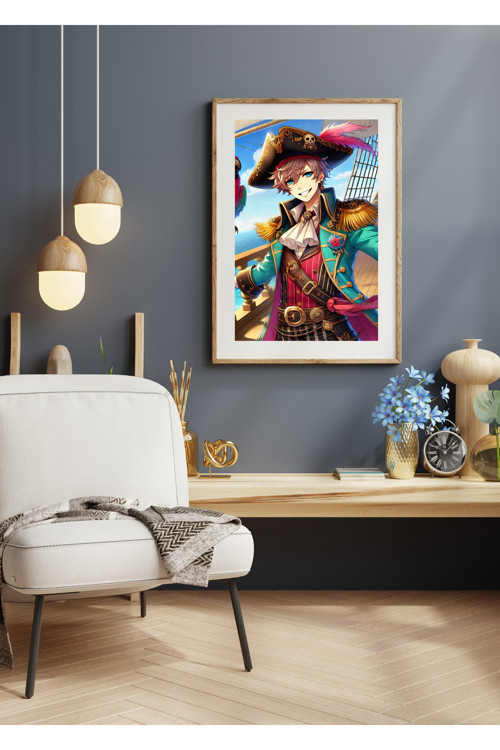 Ti-Play Zaka Anime Series Zevior As191 30X50 Çerçevesiz Karton Poster Uv Baskı