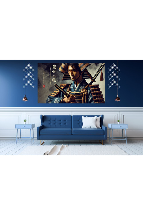 Ti-Play Buşi 60X90Cm Modern Samuray Pvc Çerçevesiz Tablo