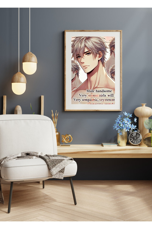 Ti-Play Zaka Anime Series Elydras As62 30X50 Çerçevesiz Karton Poster Uv Baskı