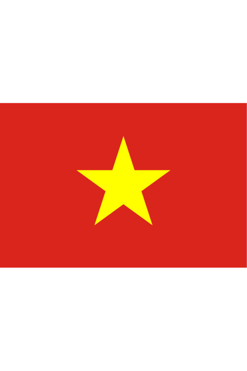 Vietnam Ülke Bayrağı 45X30Cm Duvar Tablosu Çerçevesiz Pvc Tablo