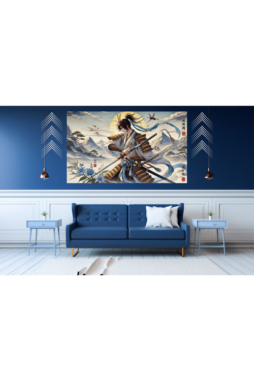 Ti-Play Era 60X90Cm Modern Samuray Pvc Çerçevesiz Tablo