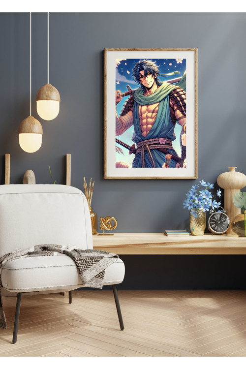 Ti-Play Zaka Anime Series Kaelryn As133 30X50 Çerçevesiz Karton Poster Uv Baskı