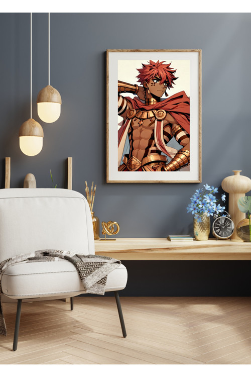 Ti-Play Zaka Anime Series Kytheron As25 30X50 Çerçevesiz Karton Poster Uv Baskı