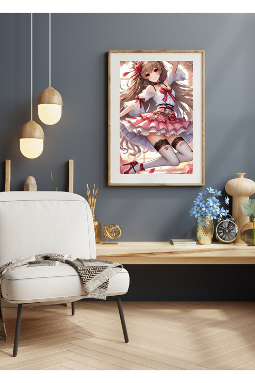 Ti-Play Zaka Anime Series Liorath As157 30X50 Çerçevesiz Karton Poster Uv Baskı