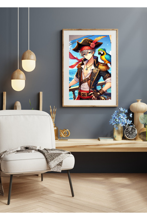 Ti-Play Zaka Anime Series Melindor As201 30X50 Çerçevesiz Karton Poster Uv Baskı