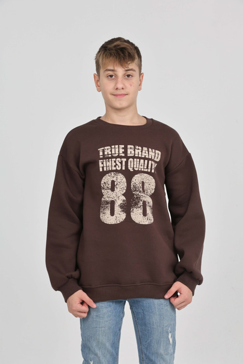 Toontoy Erkek Çocuk 88 Baskılı Sweatshirt