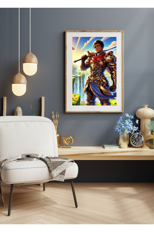 Ti-Play Zaka Anime Series Miralyth As251 30X50 Çerçevesiz Karton Poster Uv Baskı