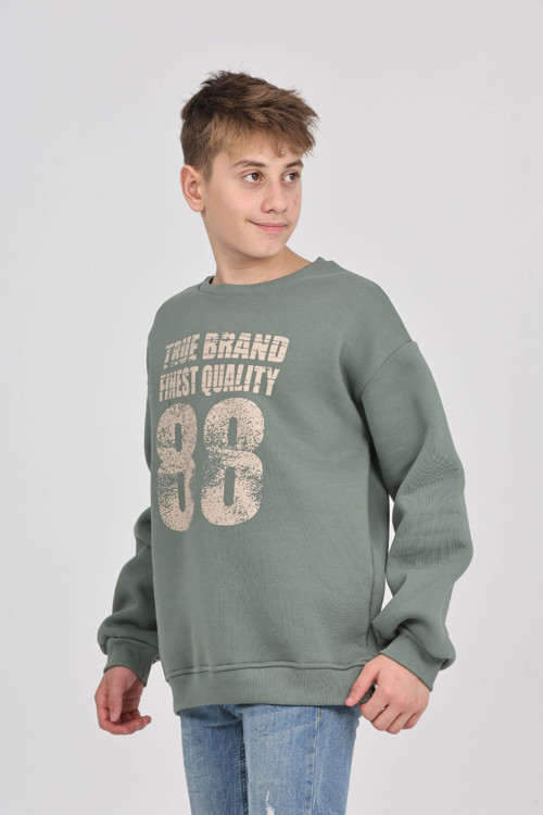 Toontoy Erkek Çocuk 88 Baskılı Sweatshirt