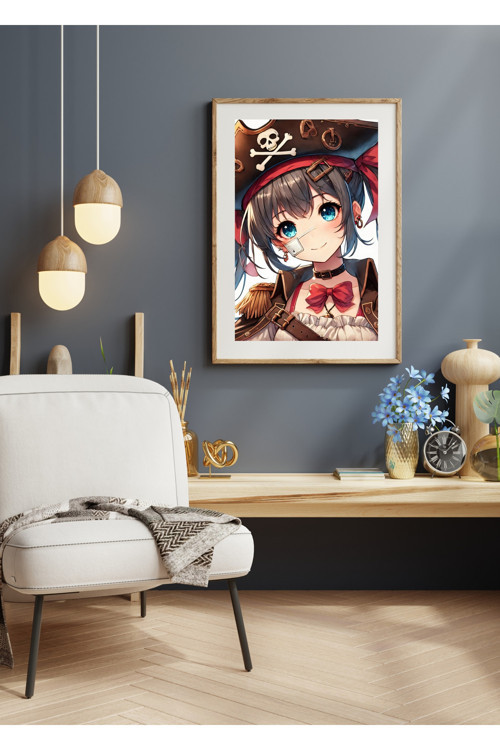 Ti-Play Zaka Anime Series Mirithra As82 30X50 Çerçevesiz Karton Poster Uv Baskı