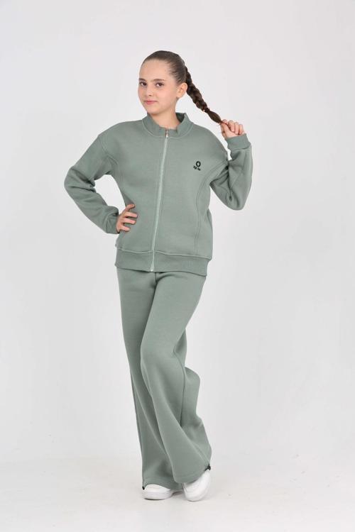 Toontoy Kız Çocuk Yıldız Nakışlı Eşofman Takım