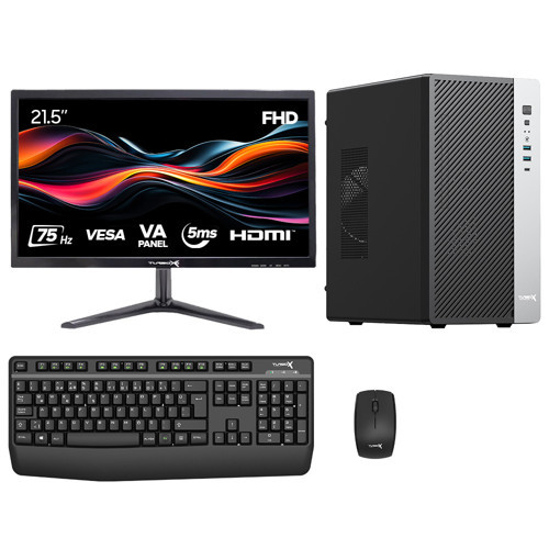 Tx6649 i5 4440 8GB Ram 256GB SSD 21.5 inç Monitör Masaüstü Ofis Hazır Sistem